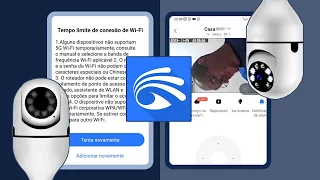 HI-TECH - ERRO DE REDE 5G AO CONFIGURAR CAMERA/LAMPADA WI-FI (IP) - #dicas #yoosee #error #solution