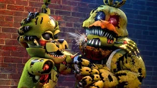 FNaF Nightmare vs Scrap Animatronics