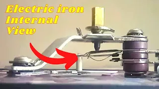 How an Electric Iron Thermostat Work | Internal view during operation