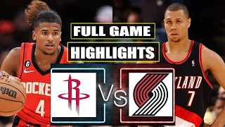 Portland Trail Blazers vs Houston Rockets FULL GAME HIGHLIGHTS | March 25 | 2024 NBA Season