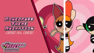 PPG Theme Fan Animation (2016 vs 2023) - Powerpuff Girls Animation