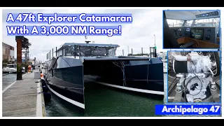 FIRST LOOK At A Brand New 30-Knot CATAMARAN EXPLORER Yacht! | £900k Archipelago 47