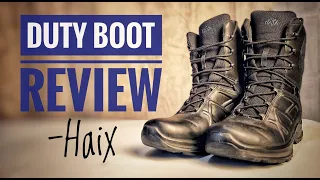 Duty Boot Review - HAIX Black Eagle Tactical 2.0 GTX High Side Zip