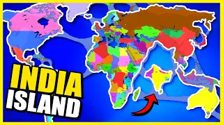 What if INDIA Was Still A Continent... (World War Simulator)