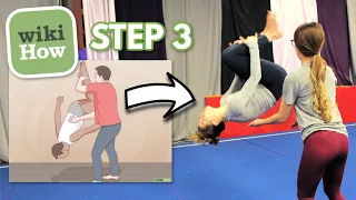 Trying Gymnastics Tutorials from WikiHow