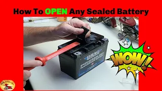 How To Open Any SEALED Vehicle Battery So You Can You Can do This https://youtu.be/LMulvB6TtQA!