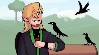 Philza talks to the crows | Philza animation