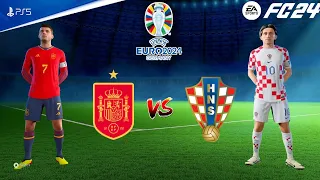FC 24 - Spain vs Croatia | UEFA Euro 2024 Germany Full Match | PS5™ [4K60]