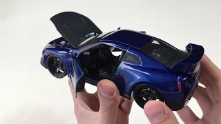 Unboxing of Nissan GT-R R35 1:24 Welly