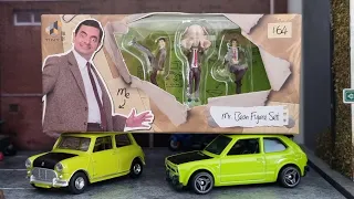 Perfect for your Diecast Mini Car! Tiny Mr Bean Figures 1/64 scale 🫖 #hotwheels #mrbean #norev