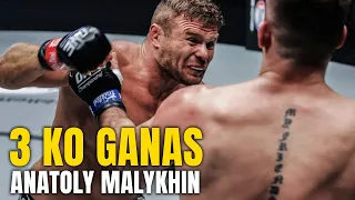 3 KO TERBAIK Juara Dunia Interim Heavyweight Anatoly Malykhin! | Retrospeksi ONE