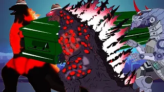 Godzilla Earth & GODZILLA EARTH FIRE vs MECHAGODZILLA - Coffin Dance Song Megamix (Cover)