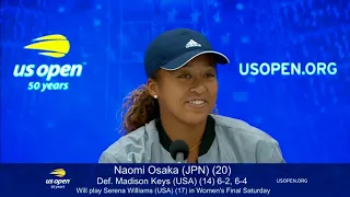 Naomi Osaka talks about her Grand Slam final against Serena Williams - US Open 2018