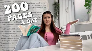 I tried reading 200 pages every day for a week (reading vlog) 😵‍💫📚 | Ella Rose Reads