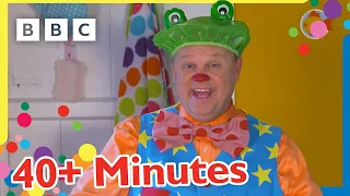 Mr Tumble's Five Little Speckled Frogs Song and more! 🐸 |  40+ Minutes Compilation