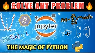 Solve any MATH question in no time with PYTHON(jupyter notebook)