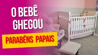 O Bebê chegou desejo parabéns aos papais pela chegada desta benção.