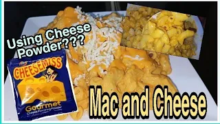 MAC AND CHEESE using CHEESE POWDER| PLATTER OF JOY