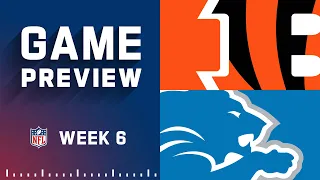 Cincinnati Bengals vs. Detroit Lions | Week 6 NFL Game Preview