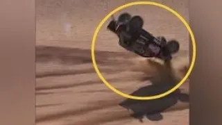 Car flips 4 times in terrifying crash at Dakar Rally