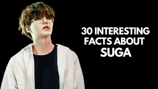 30 Interesting facts about suga |BTS |August D