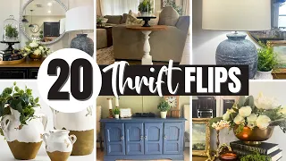 Absolute TOP 20 Best THRIFT FLIP Decor & Furniture On a Budget!