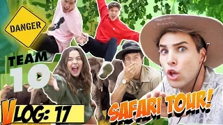 TEAM 10  GOES ON A SAFARI (DANGEROUS) w/ Jake Paul, Kade, Tessa & Martinez Twins