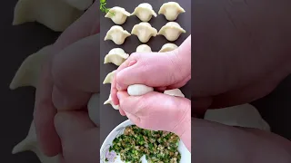 Easy Dumpling Folding Technique | How to fold a dumplings | Chinese Dumpling | Chinese Food #shorts