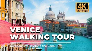 Venice, Italy Walking Tour | Discover the Canals of Italy [ 4K HD / 60fps ]