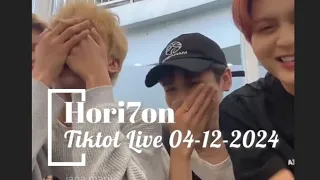 Hori7on - Tiktok Live (04-12-2024) Before doing the Flash Mob in SM Seaside City Cebu