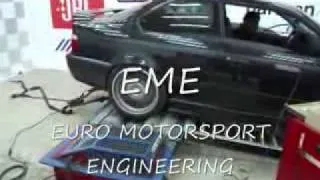 Guilt-Toy Running BMW M3 E36 with E46 M3 Engine Swap - 280hp at rear wheels @ EME Georgia