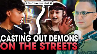 Young Man Spreads Love & Casts Out DEMONS on the street! My Honest Thoughts