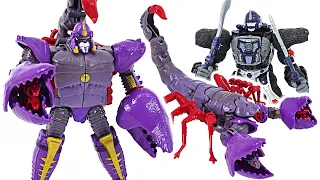 Transformers Kingdom Predacon Scorponok! Transform into a scorpion! | DuDuPopTOY