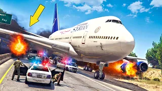 What Happened after BOEING 747 Emergency Landing on Highway? | GTA 5