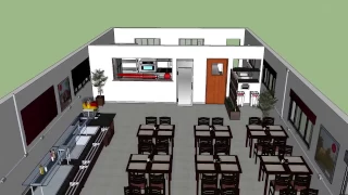 Projeto completo de restaurante corporativo