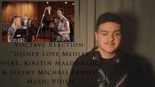 Voctave Reaction: "Disney Love Medley (feat. Kirstin Maldonado & Jeremy Michael Lewis)" Music Video