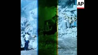 SYND 13/02/1971RESCUE OPERATIONS IN RUINS OF HOSPITAL AFTER EARTHQUAKE