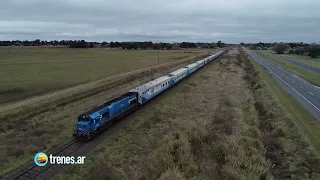 Tren 303 a Mar del Plata con la GT22 A910 • Trenes de Argentina (IG @trenes.ar)