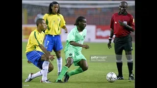 Jay-Jay Okocha  vs Brazil (Friendly 2003)