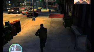 GTA IV (20 миссия) падение с крыши