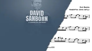 "Breaking Point" - David Sanborn - 🎷 Alto Sax Transcription 🎷