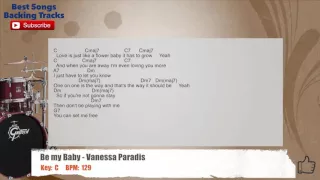 🥁 Be my Baby - Vanessa Paradis Drums Backing Track with chords and lyrics