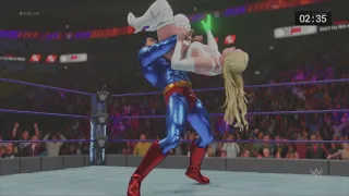 (REQUEST) HOT SUPERHEROINE: KRYPTONITE  EMMA FROST VS SUPERMAN ( iron man submission match)