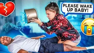 Not waking up prank on wife | The Prince family