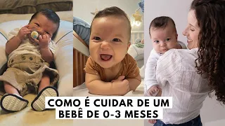 COMO É CUIDAR DE UM BEBÊ RECÉM-NASCIDO ATÉ OS 3 MESES ✨ Minha experiência como mãe