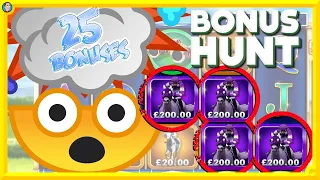 25 BONUSES!! My MOST BONUSES EVER!?! 😲🎰