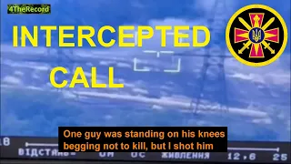 #GUR #InterceptedCall - #russian soldier: "She started running…I shot her" (English Translation)