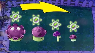 Plants vs Zombies Hack 99 Gloom-shroom X Scaredy shroom X Fume-shroom vs 99 Gargantuar