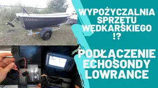 Lowrance HOOK2 4X GPS | podłączenie  | wypożyczalnia sprzętu wędkarskiego