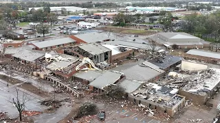 Wynne, Arkansas Tornado and extensive damage drone survey